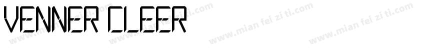 venner cleer字体转换